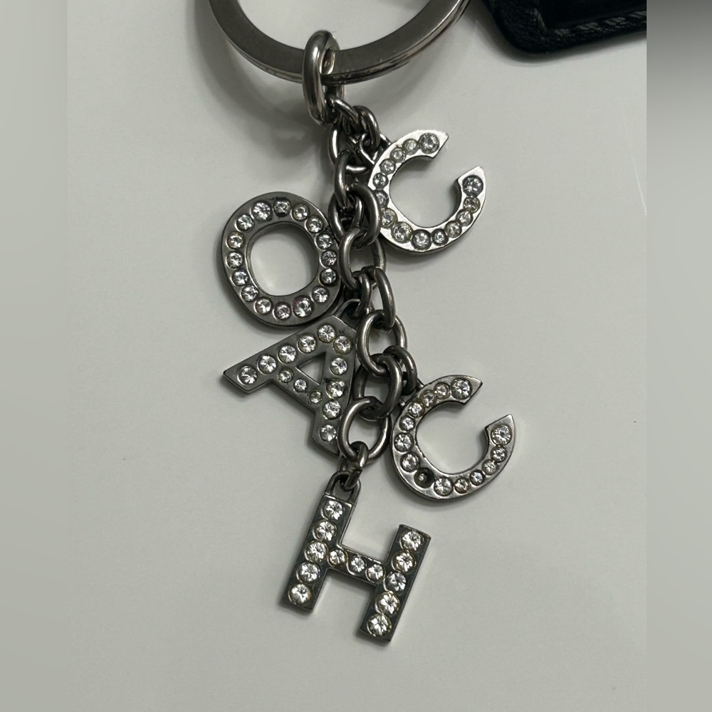 Coach Rhinestone Keychain - Picture 2 of 3